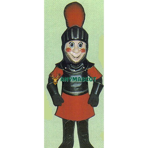Red Knight Mascot Costume
