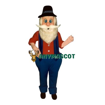 Hillbilly Harold Mascot Costume