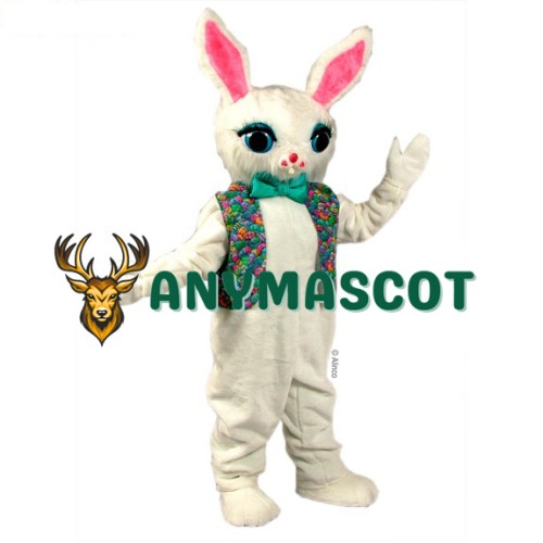 Cotton Bunny Mascot Costume