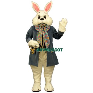 Wendell Rabbit-Blue Mascot Costume