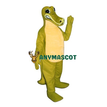 Sneering Crocodile Mascot Costume