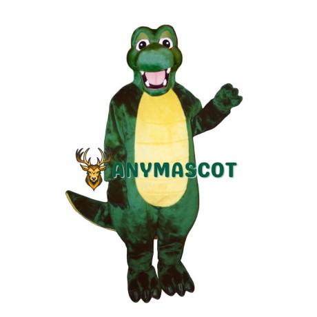 Happy Alligator Mascot Costume