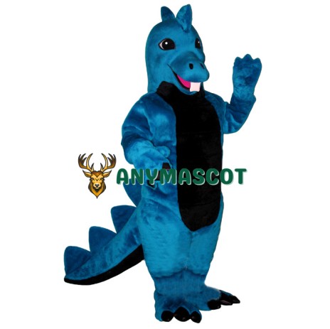 Blue Dino Mascot Costume