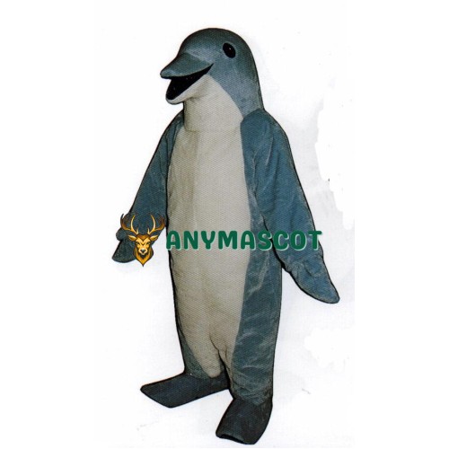 Light Blue Dolphin Mascot Costume