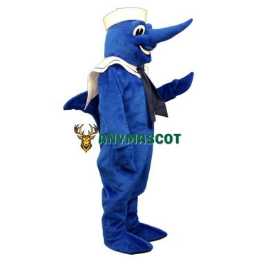Swordfish Hat Collar Mascot Costume