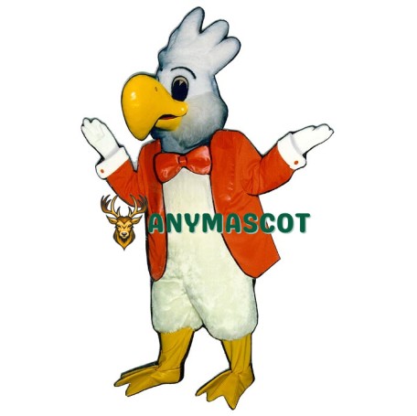 Cockatoo Jacket Bowtie Mascot Costume
