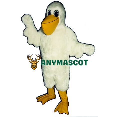 Cartoon Pelican Mascot Costume