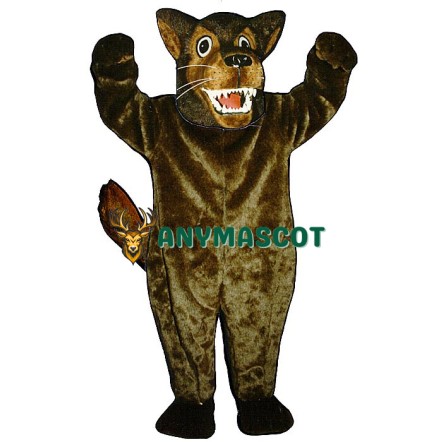 Mean Wolf Mascot Costume