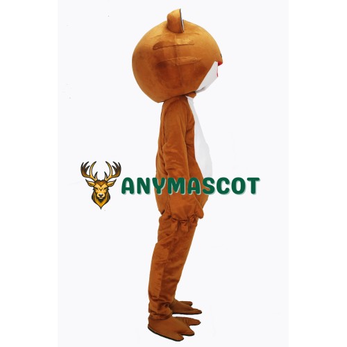 Brown Frog Mascot Costume