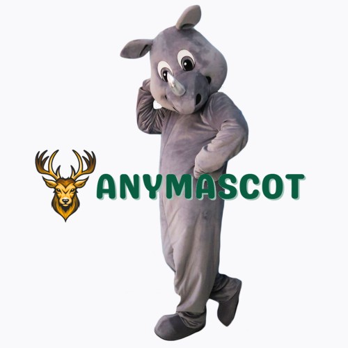 Realistic Rhinoceros Mascot Costume