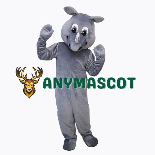 Realistic Rhinoceros Mascot Costume