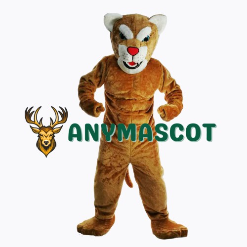 New Power Leopard Panther Cat Cougar Mascot Costume