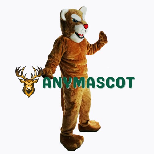 New Power Leopard Panther Cat Cougar Mascot Costume
