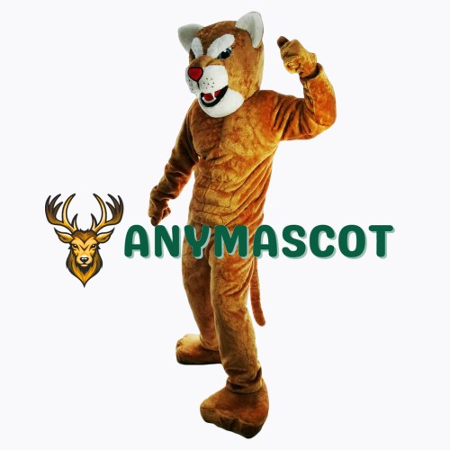 New Power Leopard Panther Cat Cougar Mascot Costume