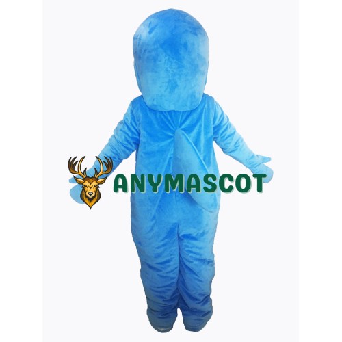Happy Blue Dolphin Mascot Costumes