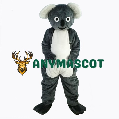 Cute Gray Koala Mascot Costume
