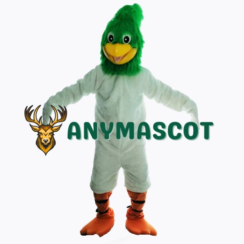 Green Roadrunner Mascot Costume 