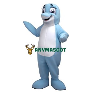 New Dolphin Mascot Costume