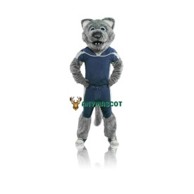 Sport Power Wolf Mascot Costume