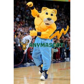 Rocky The Mountain Lion Mascot Costume