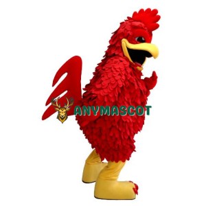 Red Chicken Mascot Costume