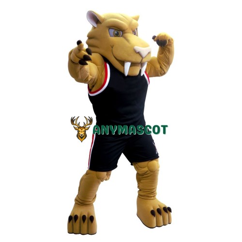 Sabretooth Tiger Mascot Costume