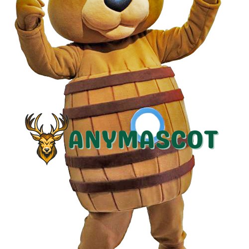  Barrel Bear Animal Mascot Costume