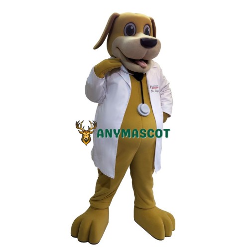Dr. Dog Mascot Costume
