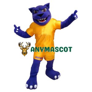 Power Blue Panther Mascot Costume