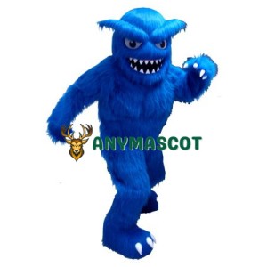 Blue Monster Mascot Costume
