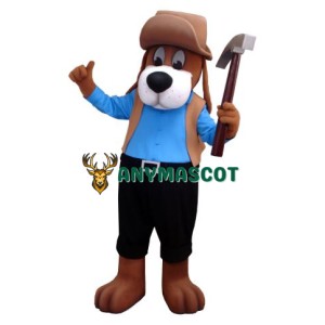 Worker Dog Mascot Costume