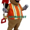 Worker Pig Mascot Costume