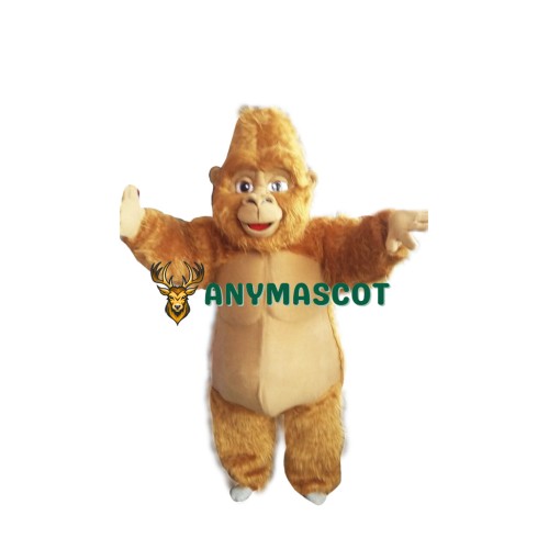 Brown Gorilla Mascot Costume Adult Costume
