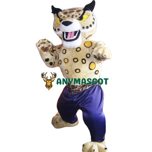 Martial Arts Cheetah Mascot Costume Adult Costume