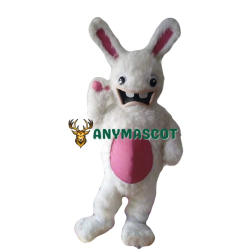 Crazy Bunny Mascot Costume Adult Costume