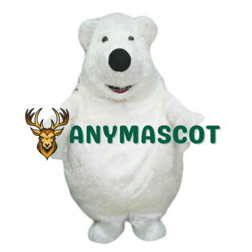Giant Big Fat Polar Bear Mascot Costume