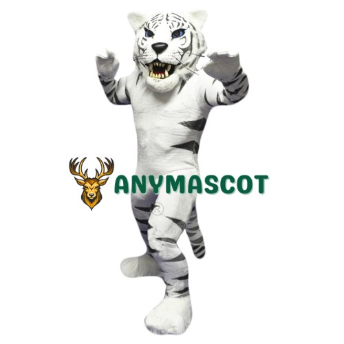 White Tiger Mascot Costume
