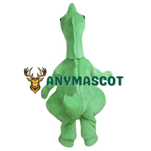 Cool Green Dinosaur Mascot Costume