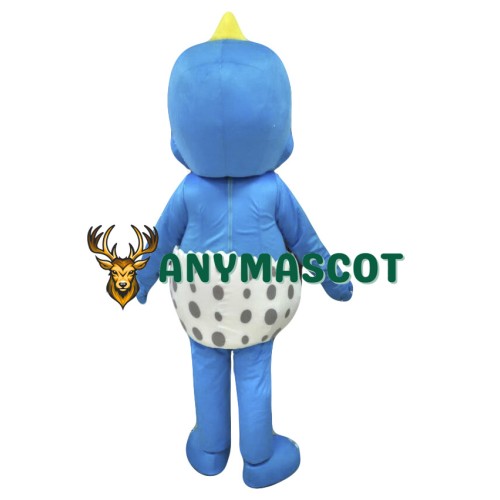 Blue Dinosaur Mascot Costume
