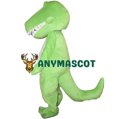 Adult Mascot Costume Green Dinosaur Costume