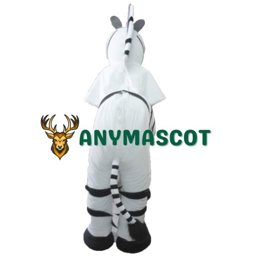2 Person Adult Zebra Mascot Costumes