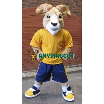Cute Sport Ram Mascot Costume