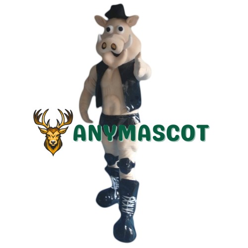 Power Muscle Boar Mascot Costume