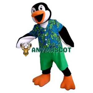 Summer Penguin Mascot Costume
