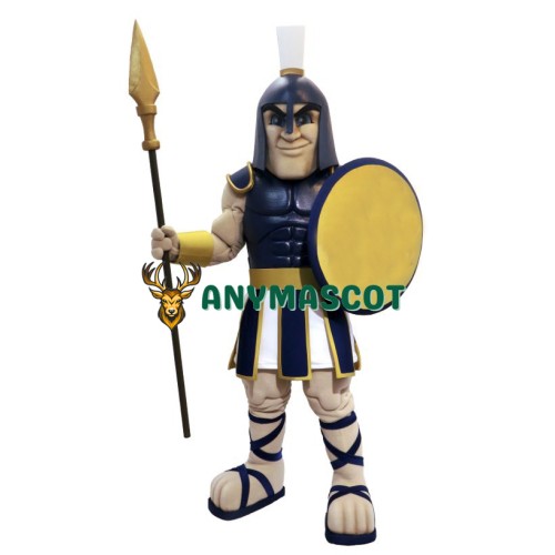 Blue Knight Mascot Costume