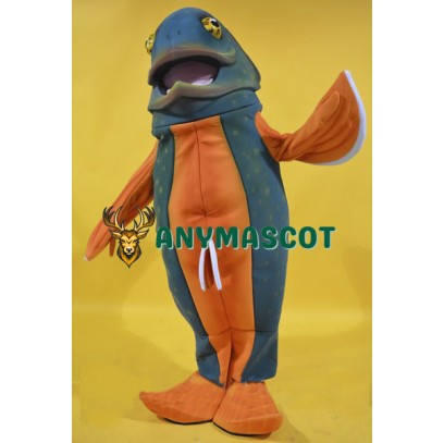 Brook Trout Fish Mascot Costume