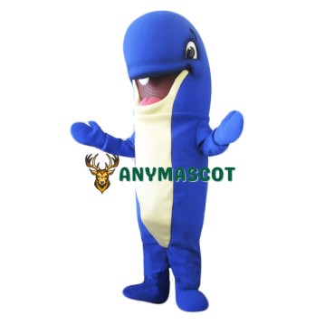 Cute Whale Mascot Costume