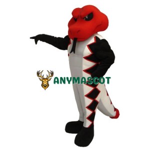 Red Cobra Mascot Costume