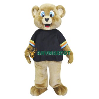 Cute Brown Bear Mascot Costume
