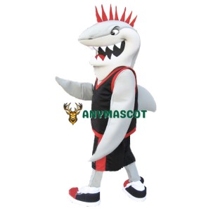 Sport White Shark Mascot Costume